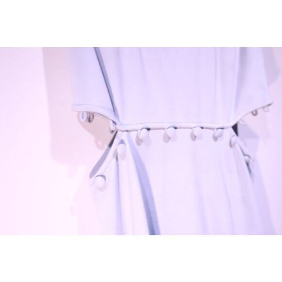 HOURS by Revolve Light Blue Cut-Out Dress with Button Detail & Leg Slit – XS - Picture 5 of 8